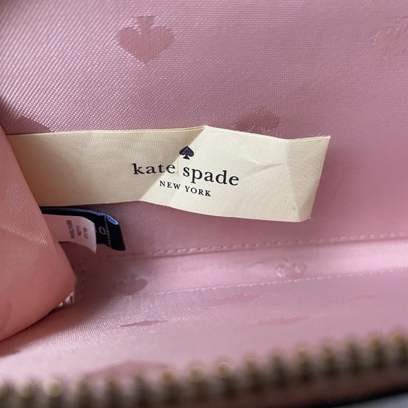 Kate Spade Cameron iPhone X/XS Wristlet Case Saffiano Leather Pale Pink - Picture 5 of 9